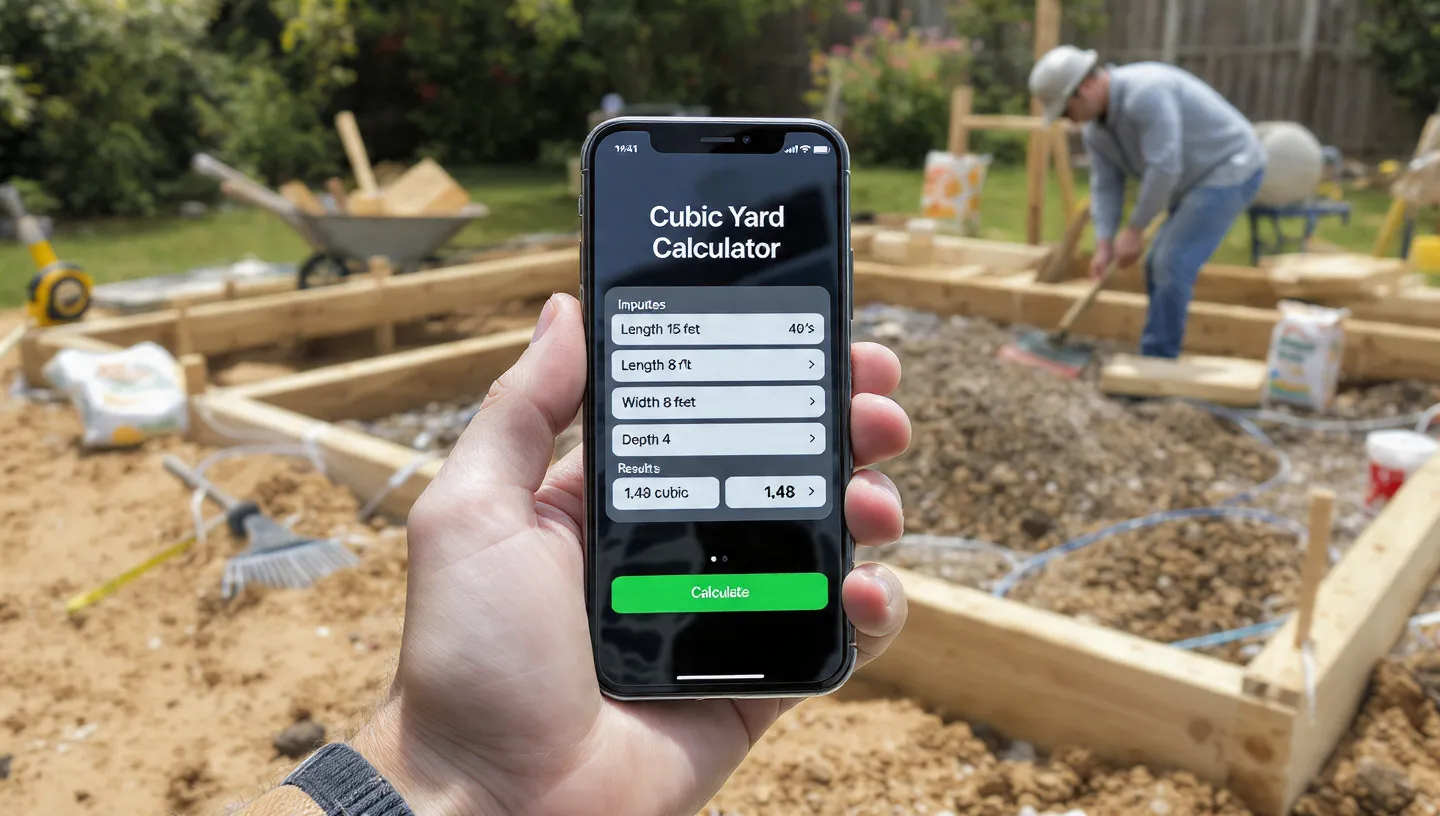 Cubic Yard Calculator - Volume & Material Calculator